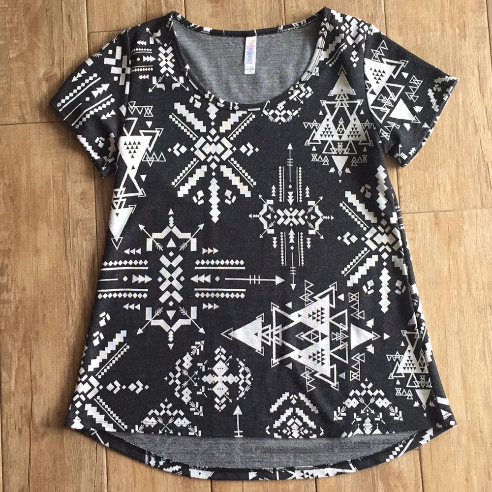 LulaRoe Tribal Pattern Shirt